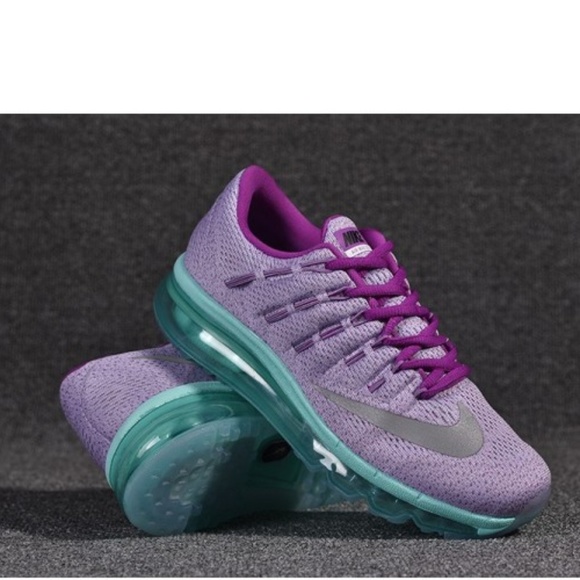 Nike Shoes - NIKE AIR MAX 2016 WOMENS PURPLE/GREEN